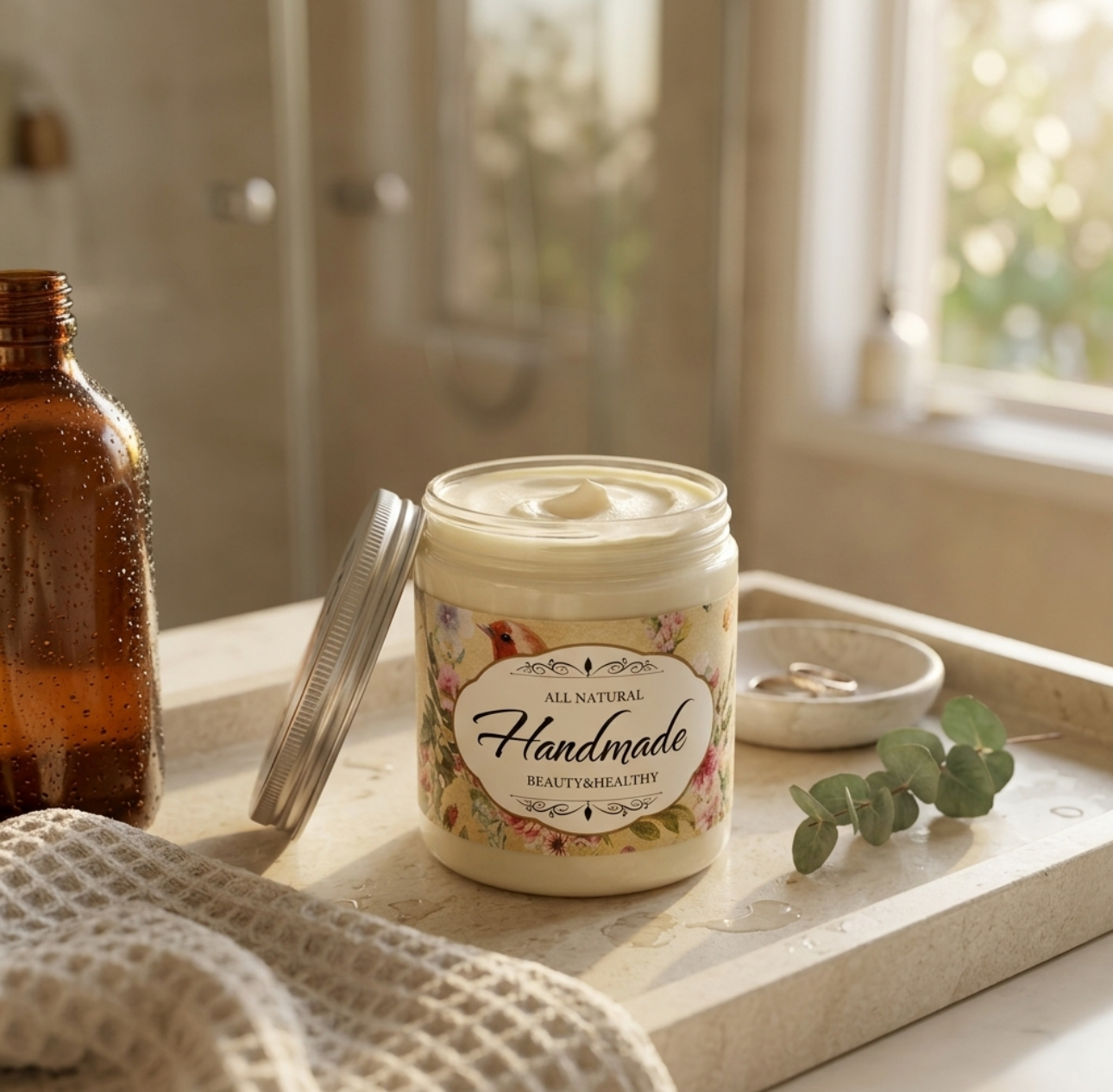 Whipped tallow body butter